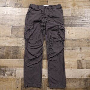 Stonefield Beverly Cargo pants women's 28 slate gray